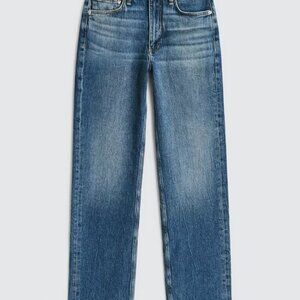 rag & bone NWT Medium Wash Kendra Harlow Full Length Straight Jeans Size 32